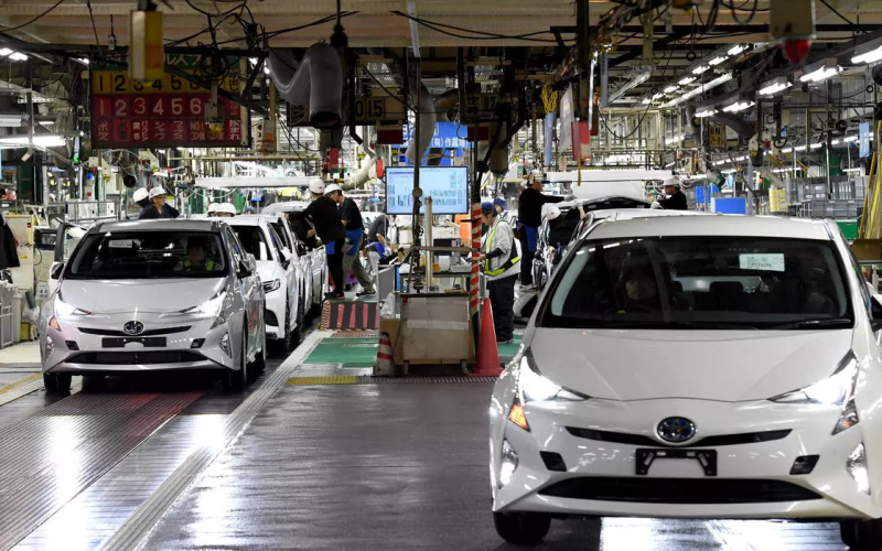 منشأة تسوتسومي للتجميع في تويوتا سيتي بمقاطعة آيشي باليابان في 8 كانون الأول/ديسمبر 2017 توشيفومي كيتامورا ا ف ب