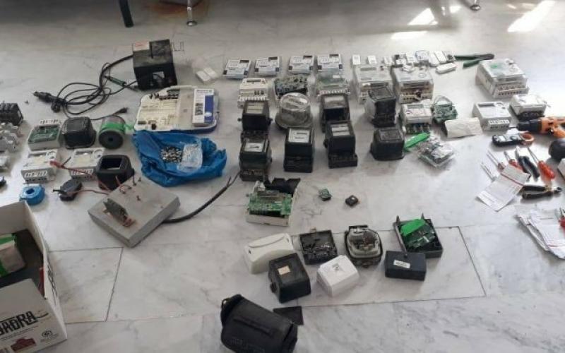 جانب من المضبوطات