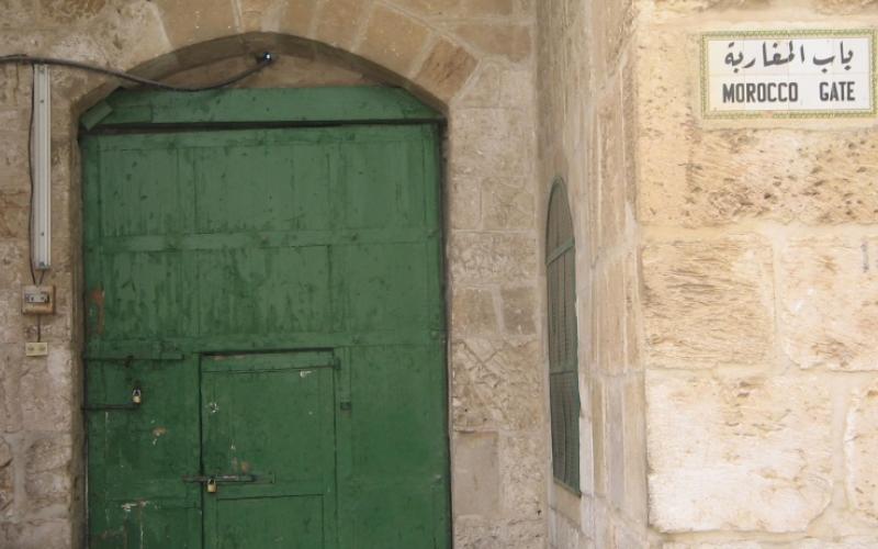 المصدر أكد أن لا تغيير على مبدأ ان باب المغاربة والطريق المؤدي له جزء لا يتجزأ من المسجد الأقصى 