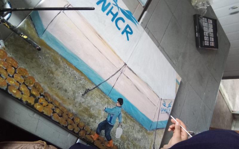 تعيش سهيمة، 17 عاما، في مخيم الزعتري للاجئين السوريين 